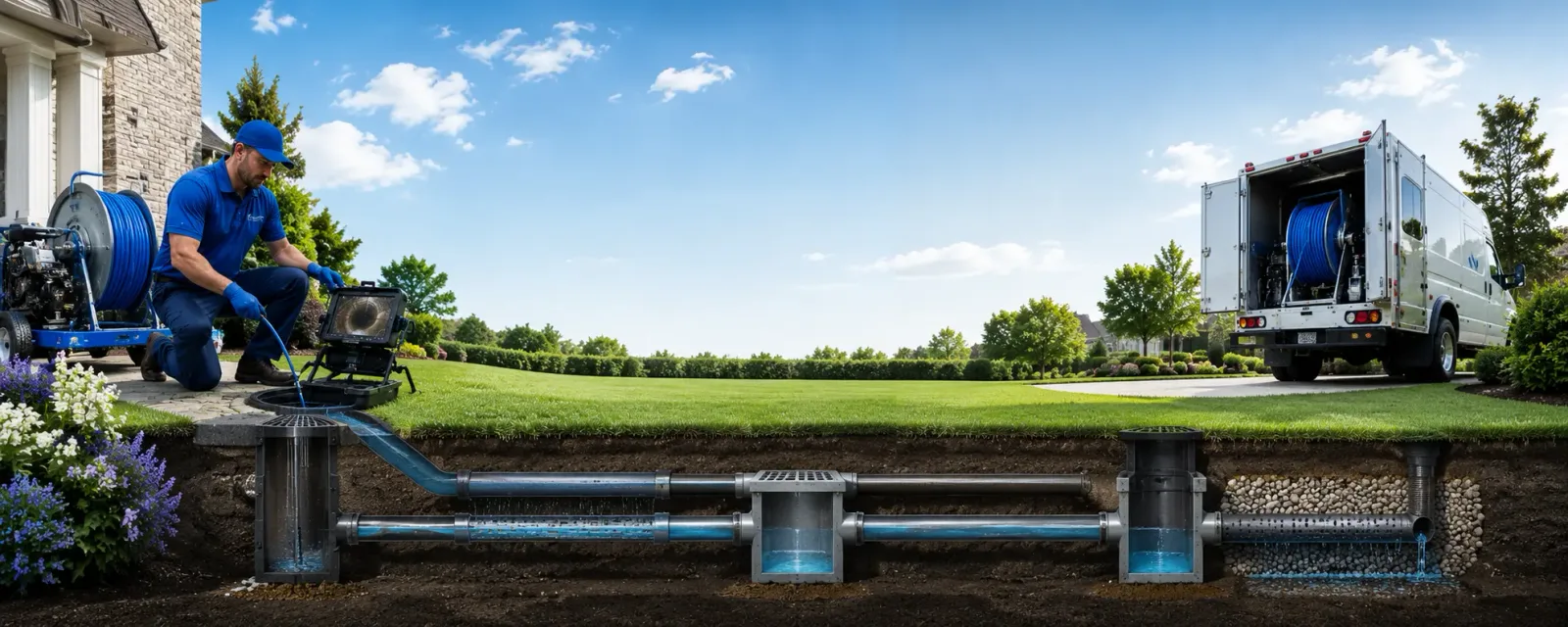 Outdoor drain cleaning information for Livonia, MI
